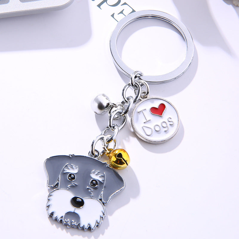 Wholesale Pet Dog Bell Metal Keychains